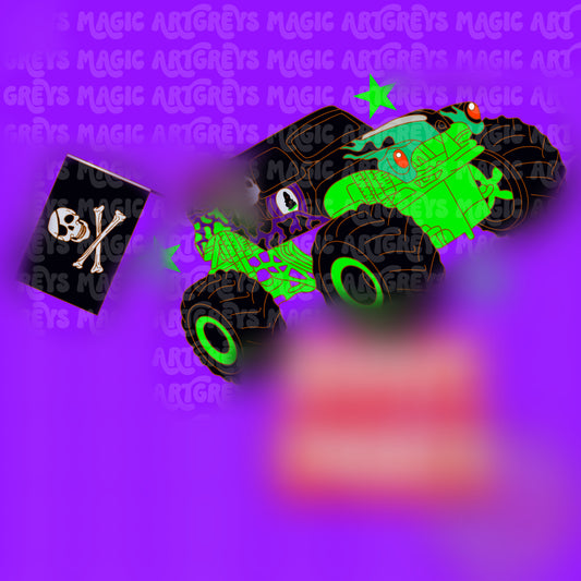 Grave Digger Truck PNG