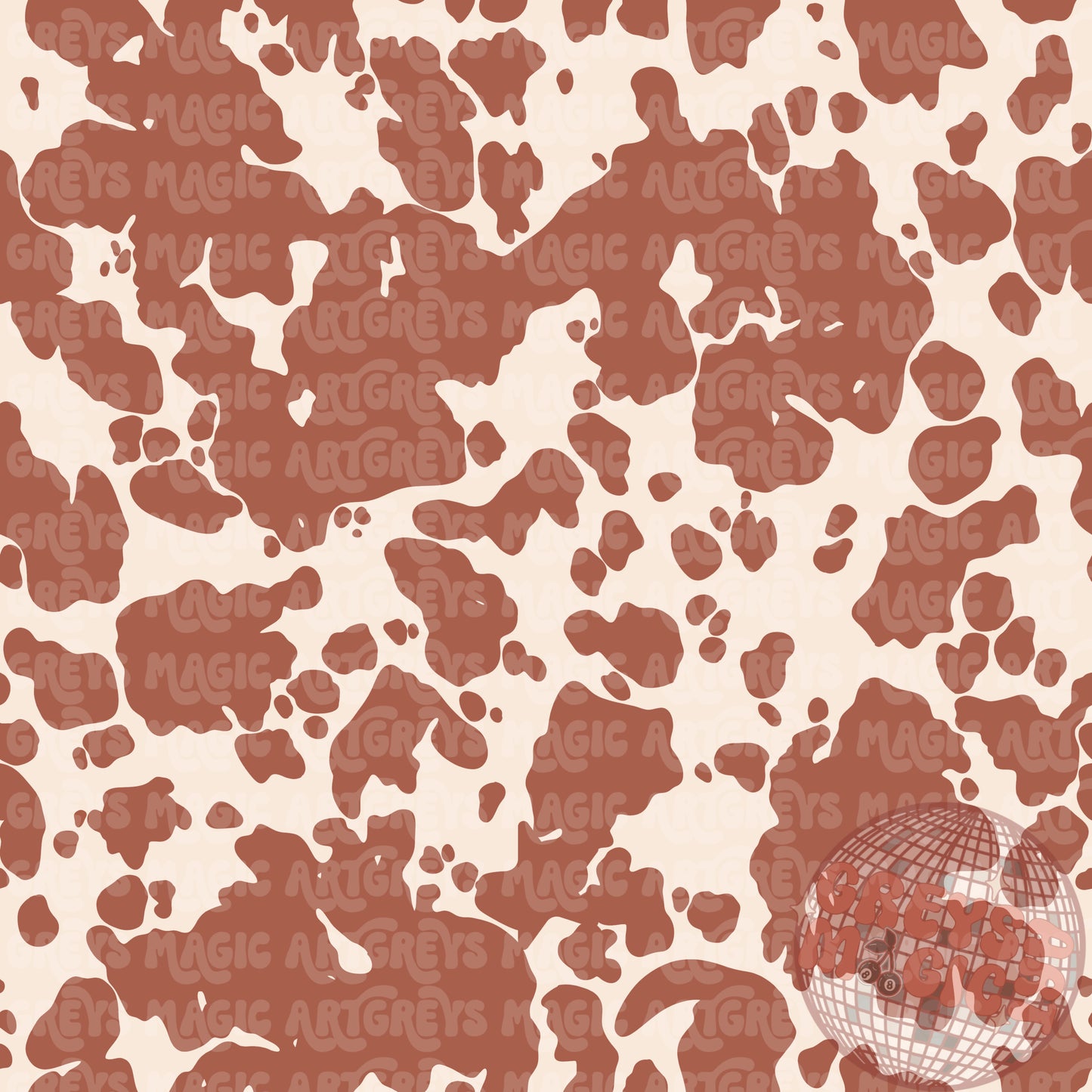 EL Brown Cowprint Seamless File
