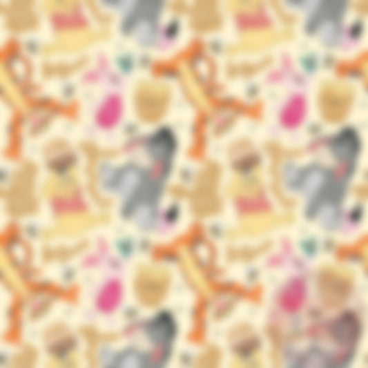 Western Bear And Friends Seamless File