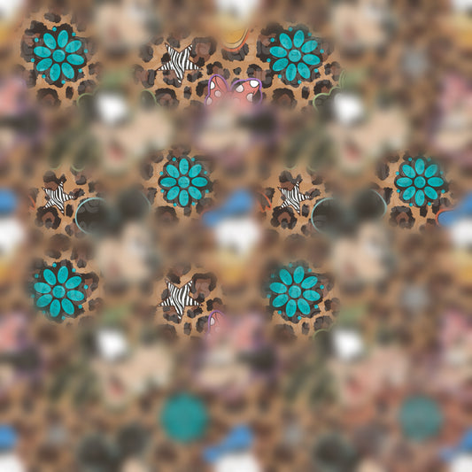 Mouse And Friends Cheetah Concho Seamless File