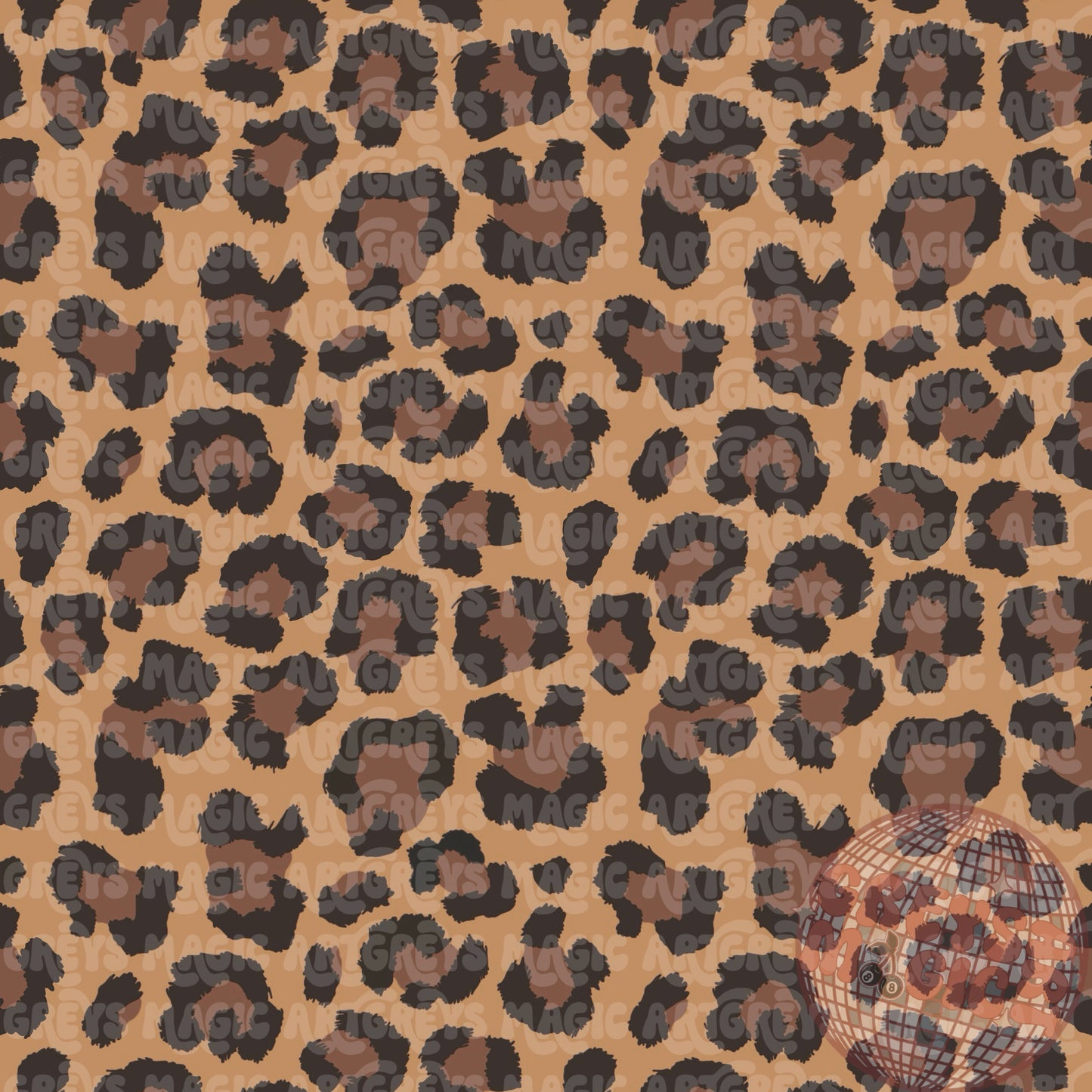 Mouse And Friends Cheetah Coord Seamless File