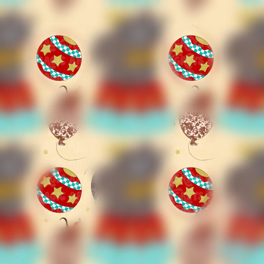 Western Circus Elephant Seamless File