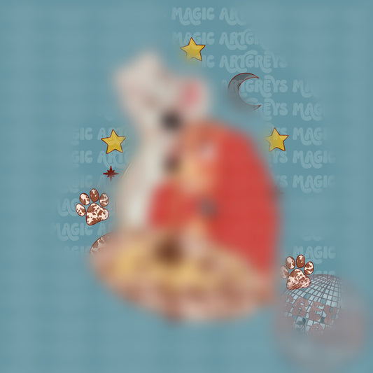 Western Tramp And Lady Dog PNG