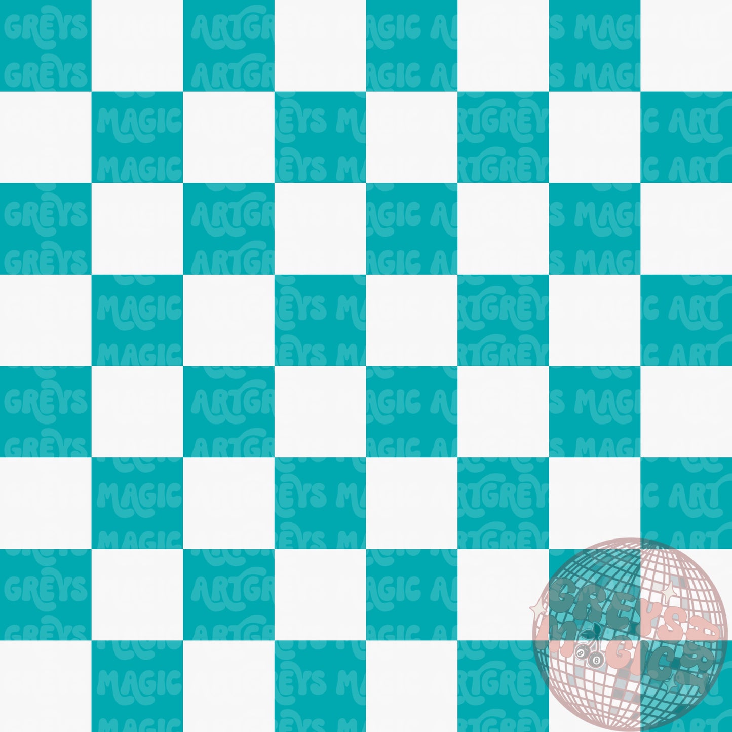 Blue & White Checkered Seamless File