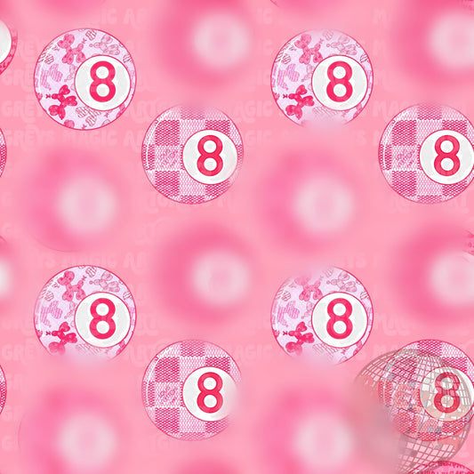 Pink Boujee 8Ball Seamless File