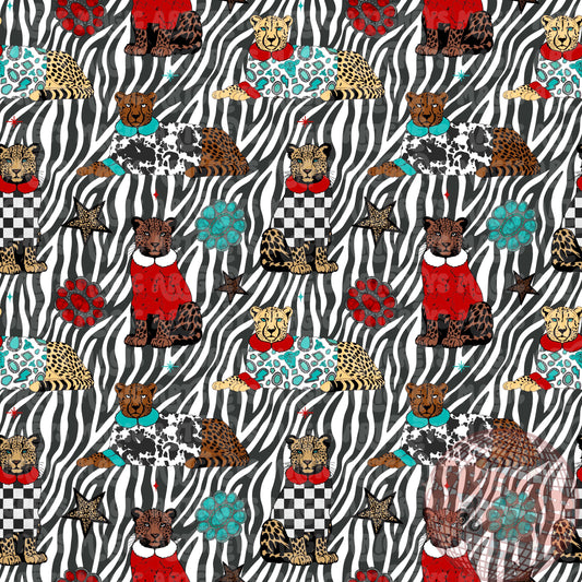 Western Sweater Cheetahs Seamless File