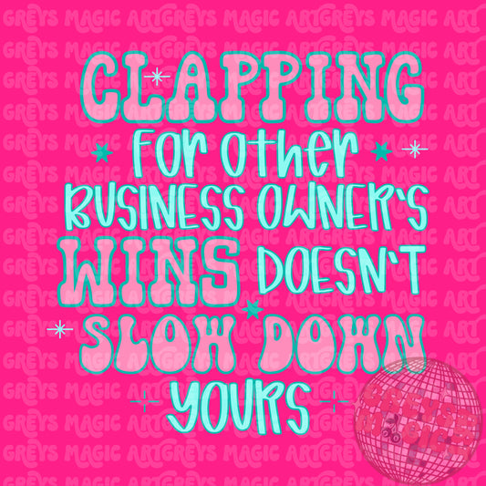 Clapping For Other Business Owners PNG