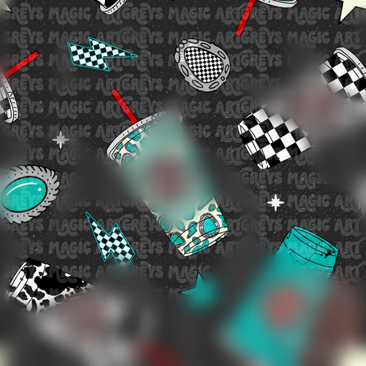 Western Turquoise 7B Seamless File