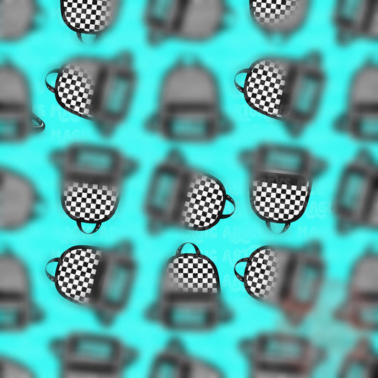 Girl Check Backpacks Seamless File