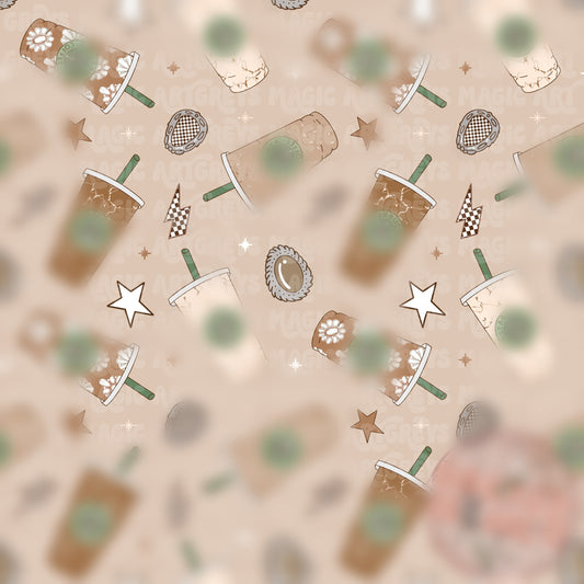 Neutral Star Coffee Seamless File
