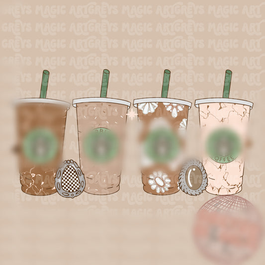 Neutral Western Star Coffee PNG