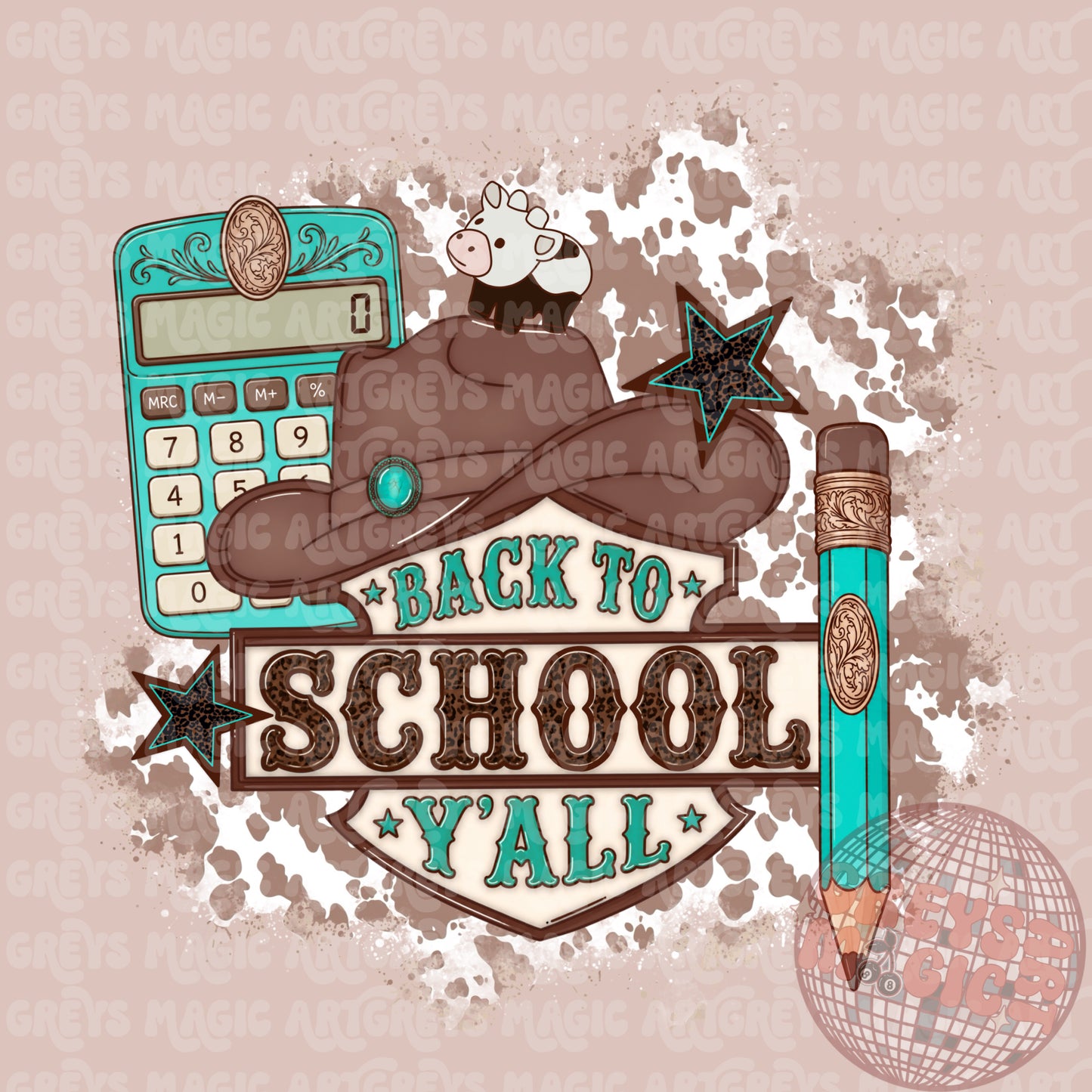Back To School Yall PNG