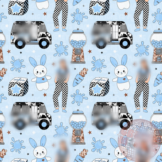 Boy Retro Western Rachel Seamless File