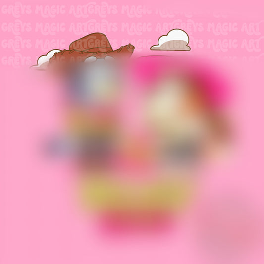 Pink Blue Story PNG