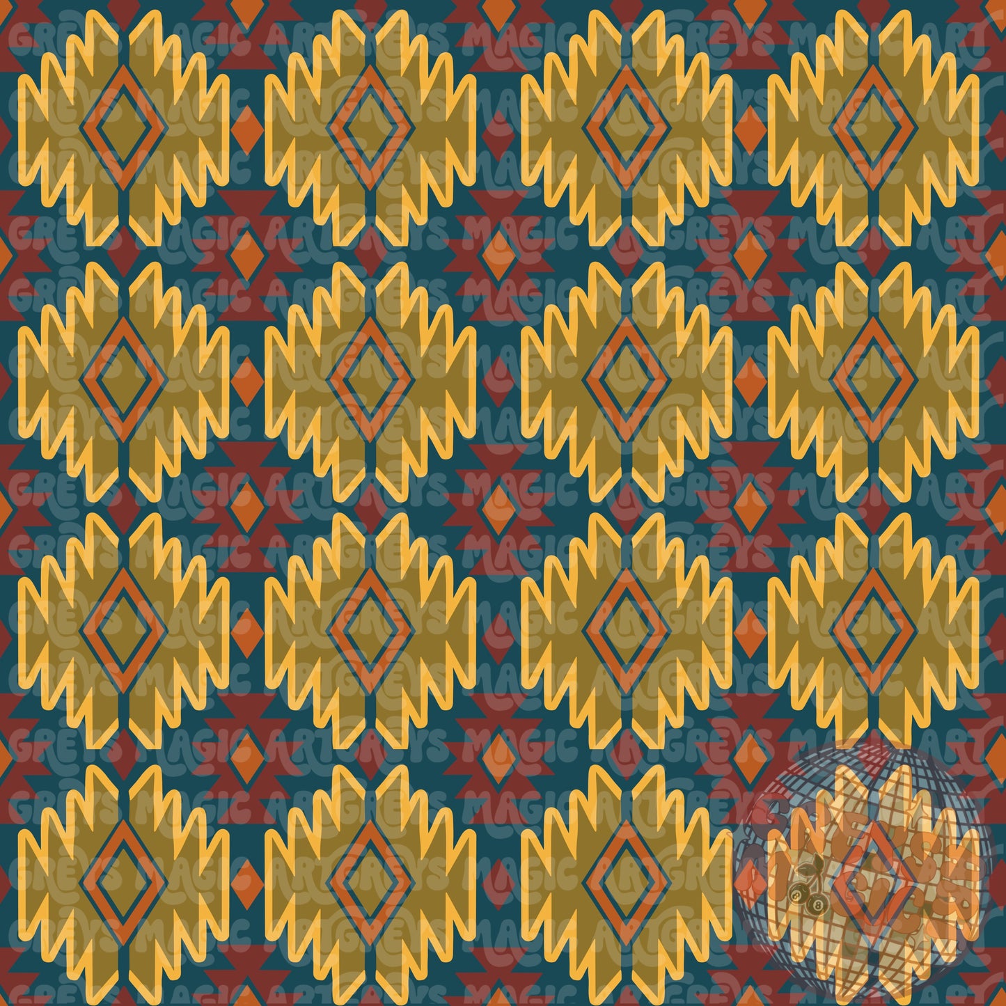 Fall Aztec Seamless File