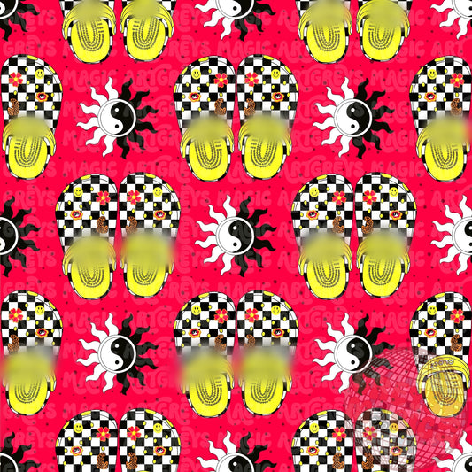 Checkered Summer Shoe Seamless File
