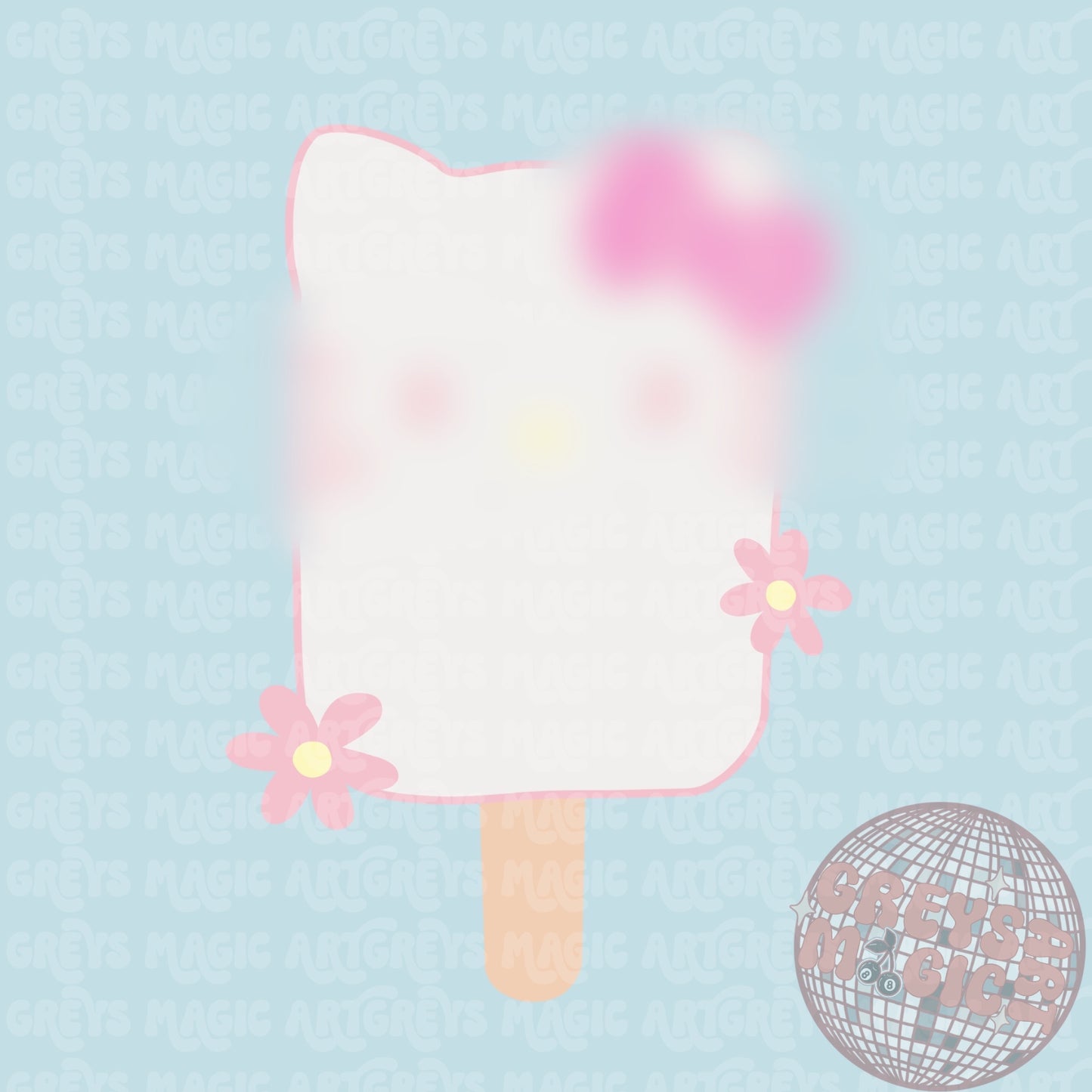 Kitty Popsicle PNG