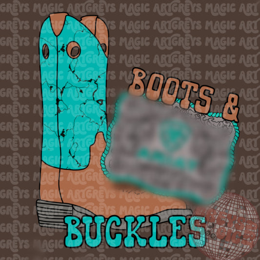 Boots And Buckles PNG