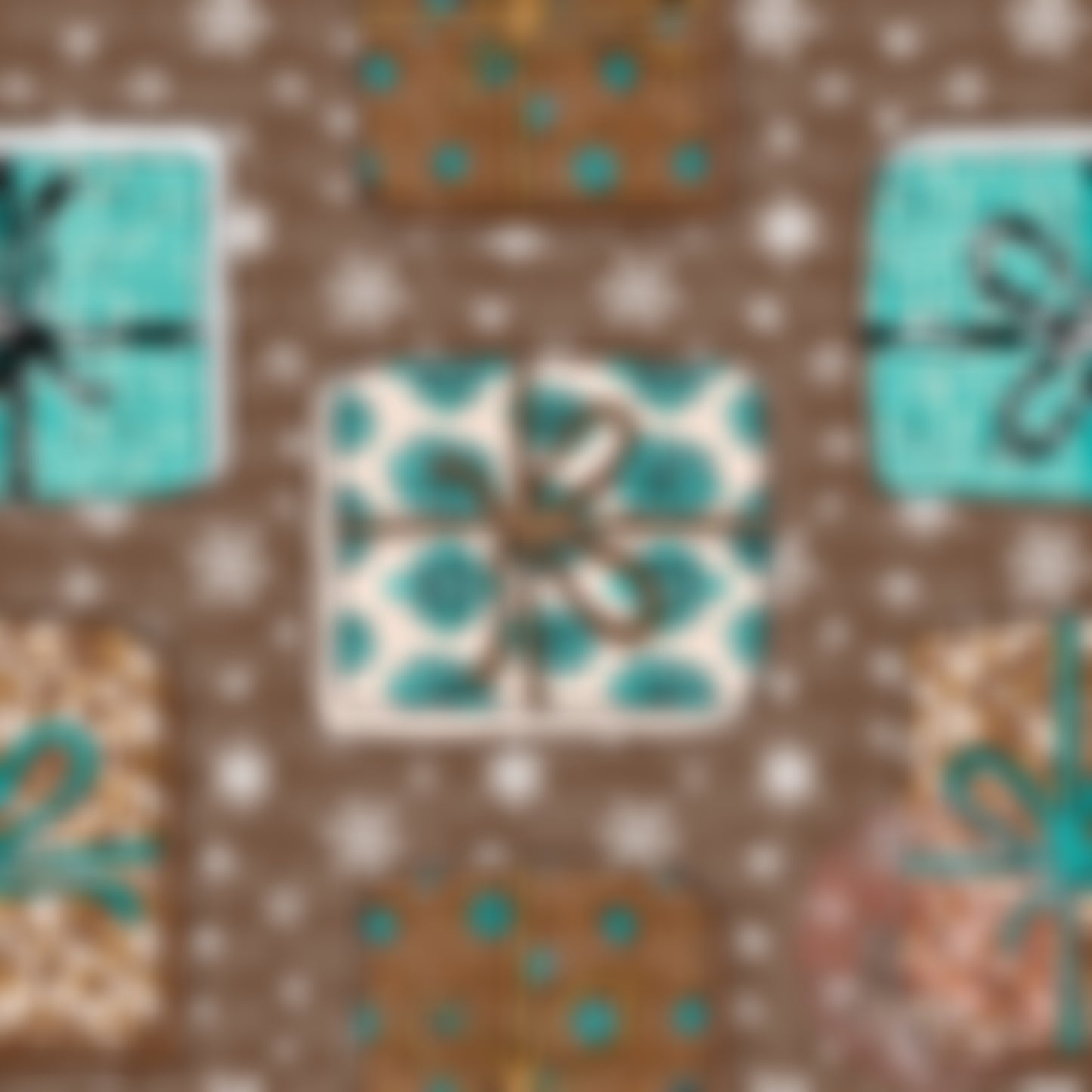 Western Boujee Christmas Presents Seamless File