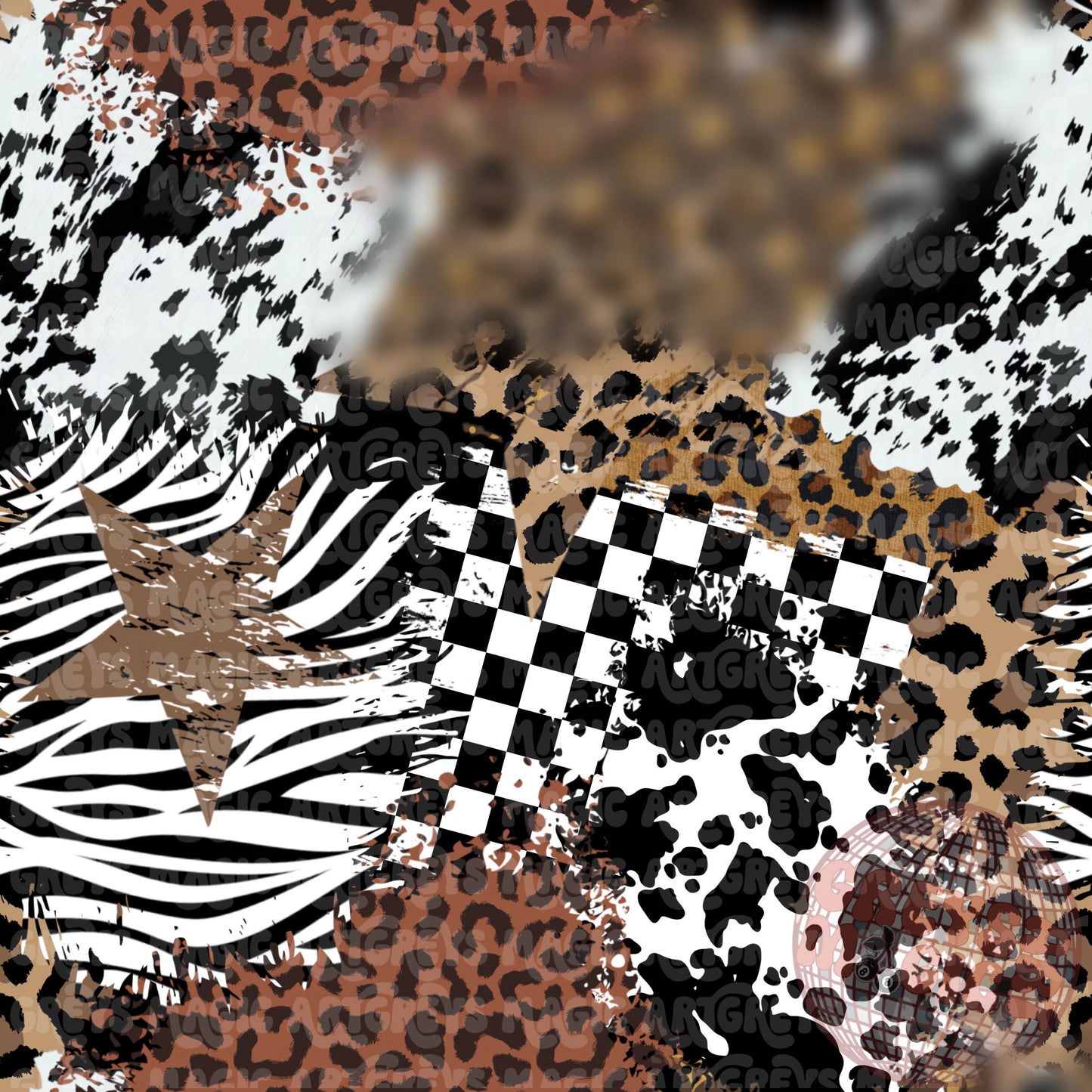 Boujee Animal Patch Seamless File