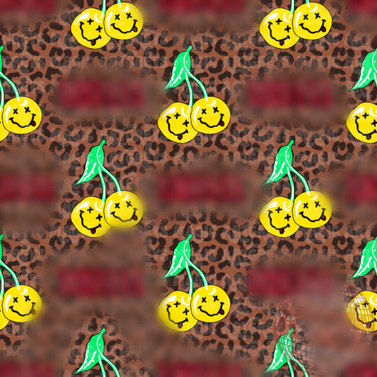 Cheetah Band Cherry Seamless File