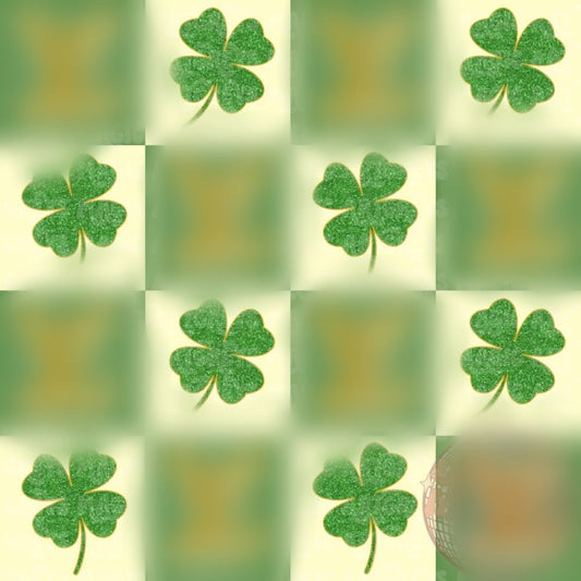 Boujee Checkered St Pattys Seamless File