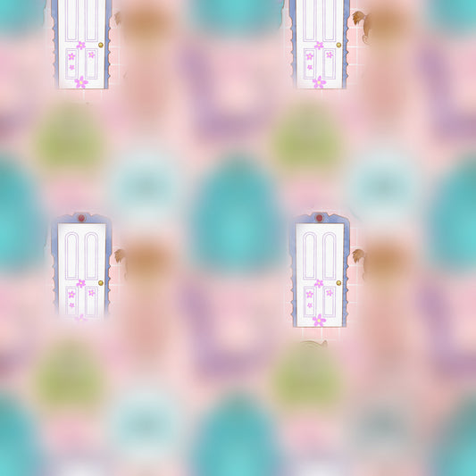Girl Boo And Monsters Seamless File
