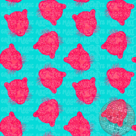 Pink leopards Coord Seamless File