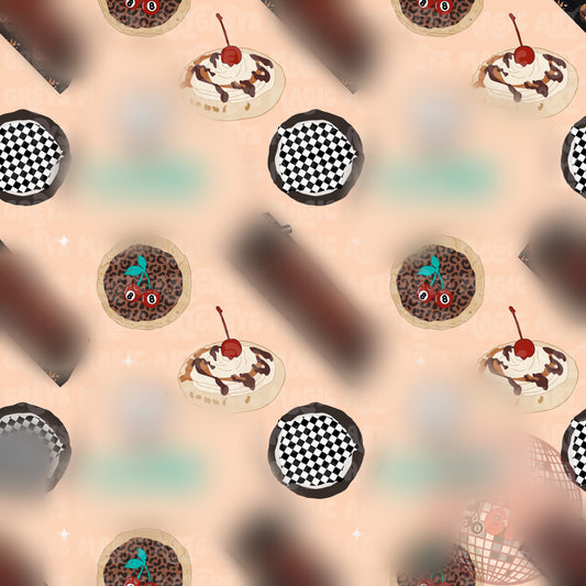 Retro Cookie Crumbles Seamless File