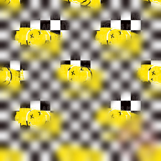 Checkered Smiley Band Seamless File
