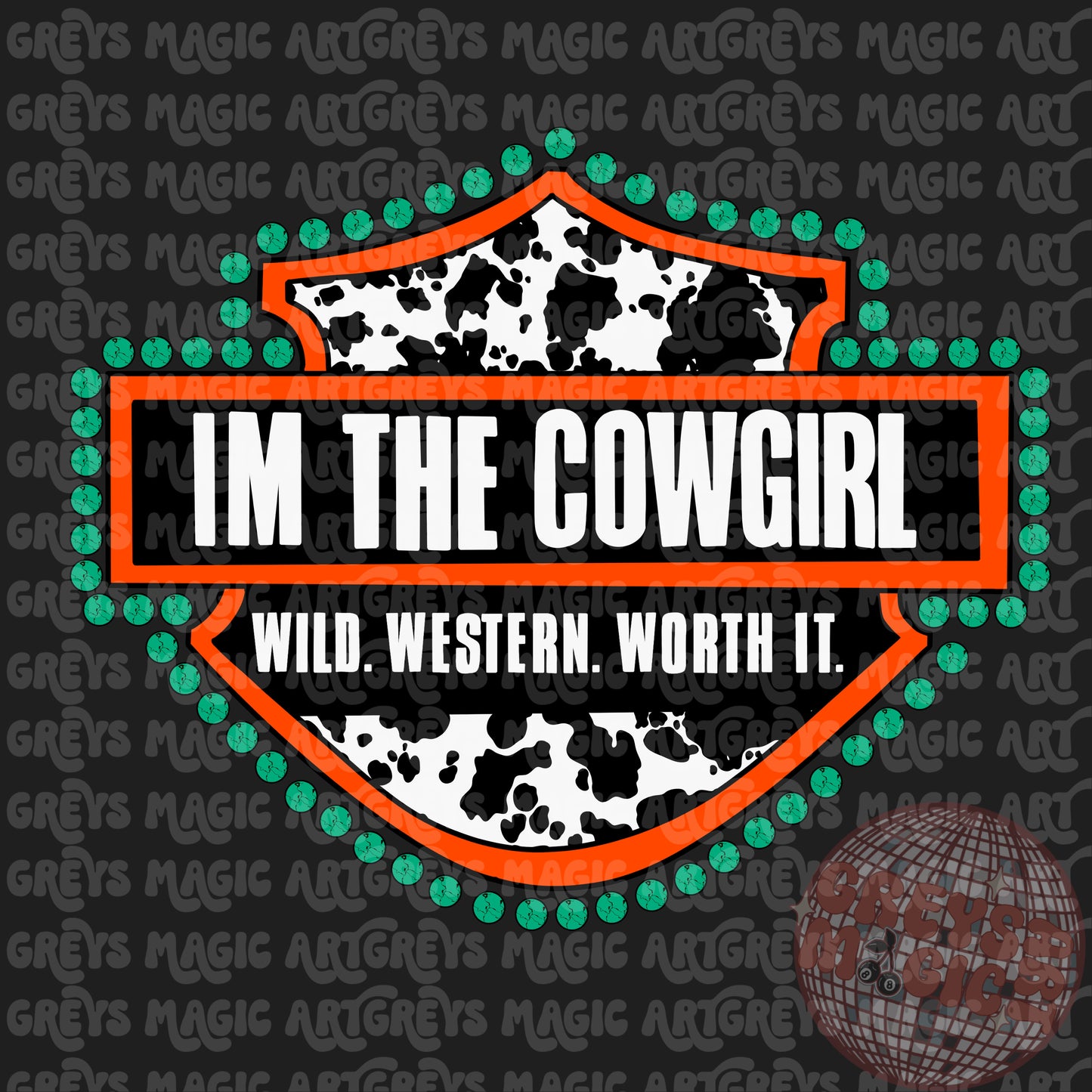 I’m The Cowgirl PNG