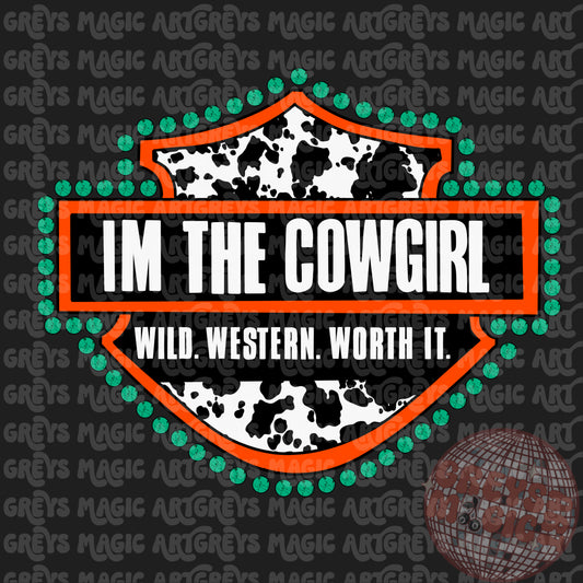 I’m The Cowgirl PNG