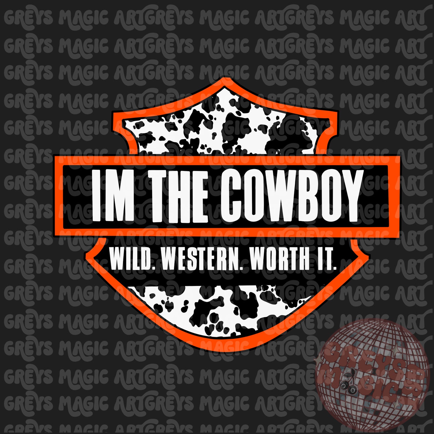 I’m The Cowboy PNG