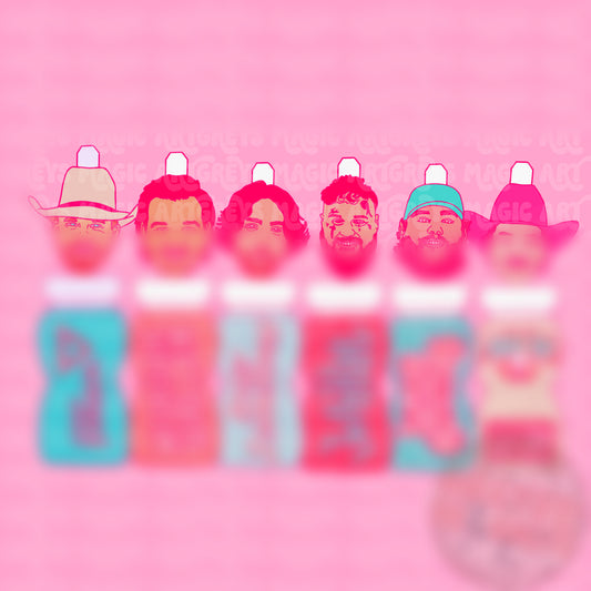 Pink Male Country Juices PNG