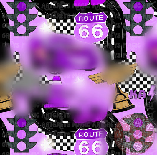 Purple Car Seamless File