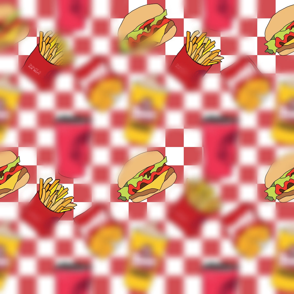 Frosty Fast Food Seamless File