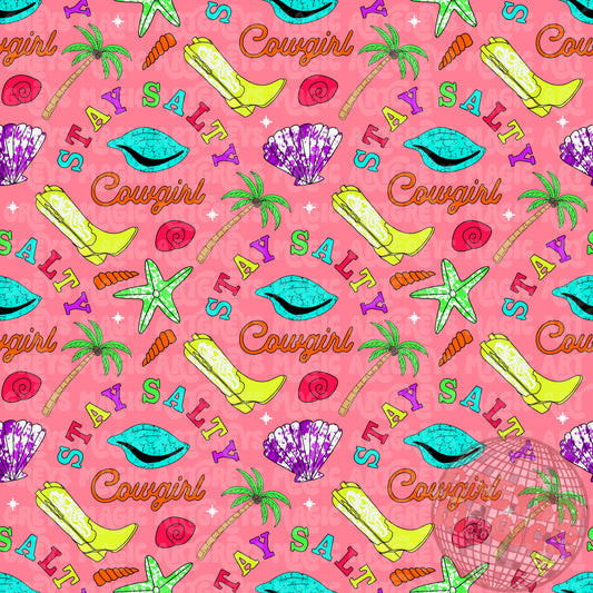 Stay Salty Cowgirl Seamless File
