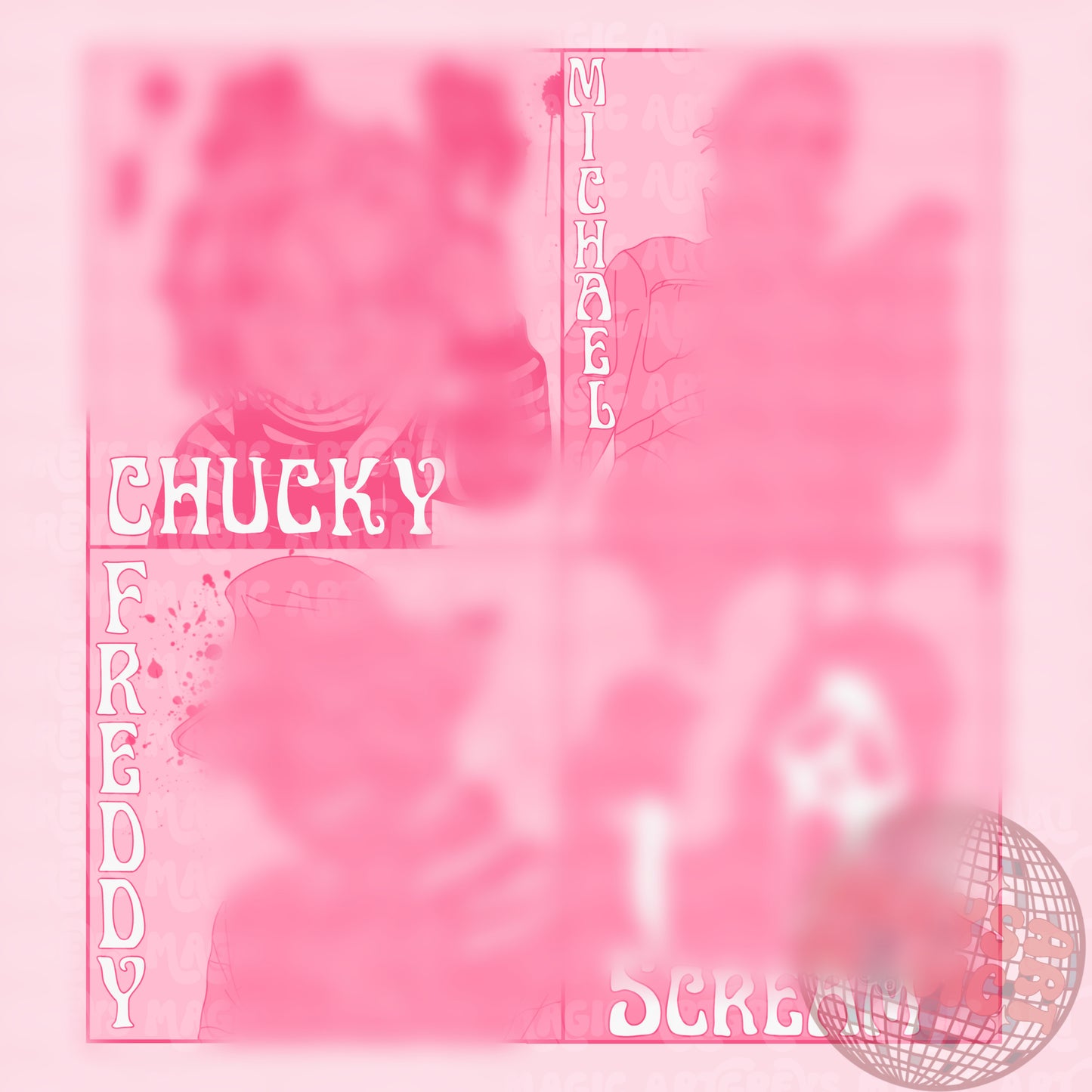 Pink Scary Movie PNG