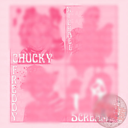 Pink Scary Movie PNG