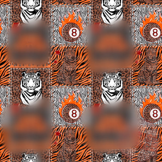 Boujee Leopard White Tiger Seamless File