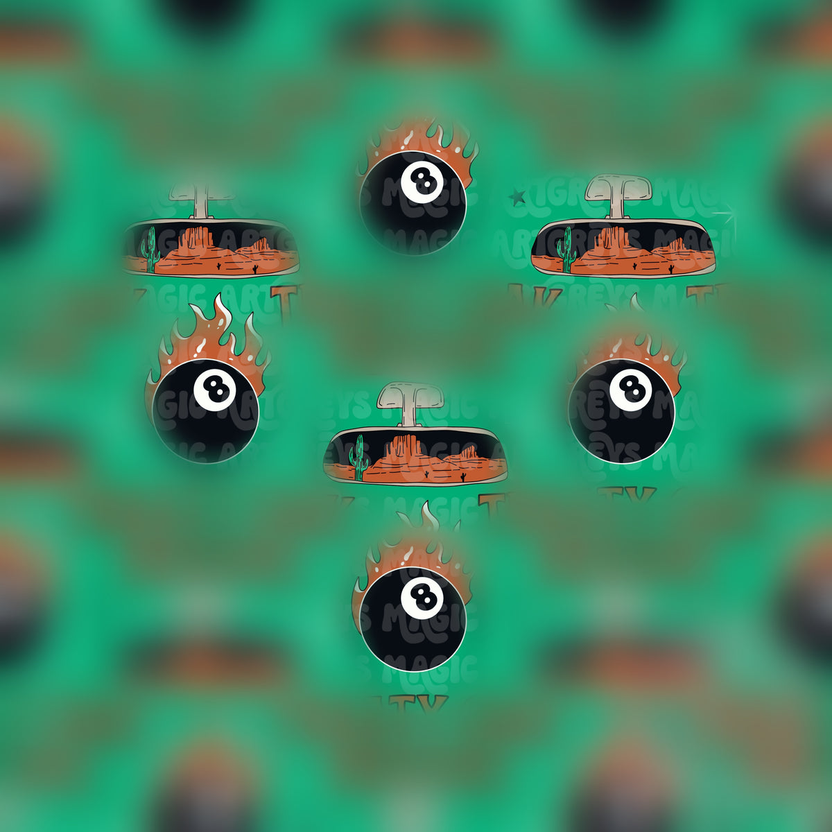 TOR Green 8Ball Stop & Stare Seamless File