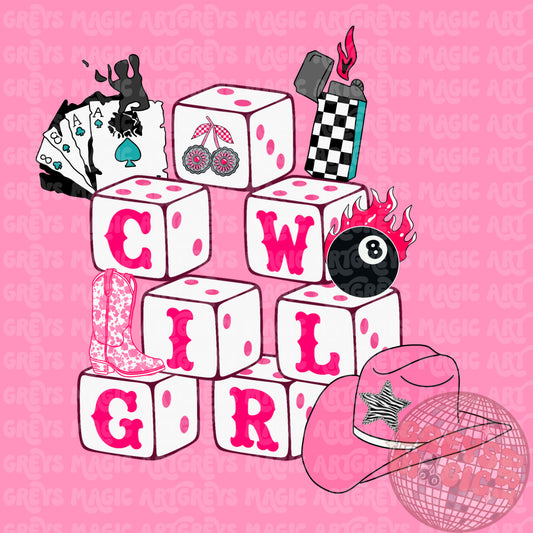 Cowgirl Blocks Mashup PNG