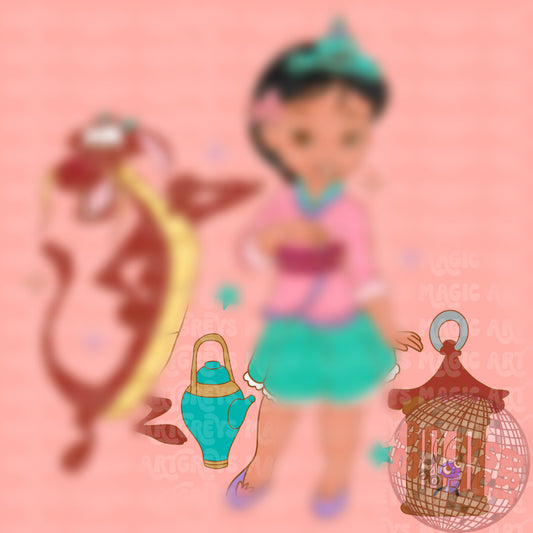 Western Dragon Baby Princess PNG