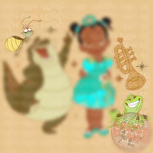 Western Baby Jazz Princess PNG