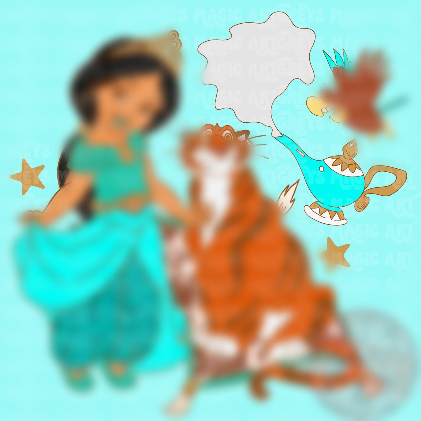 Western Genie Baby Princess PNG
