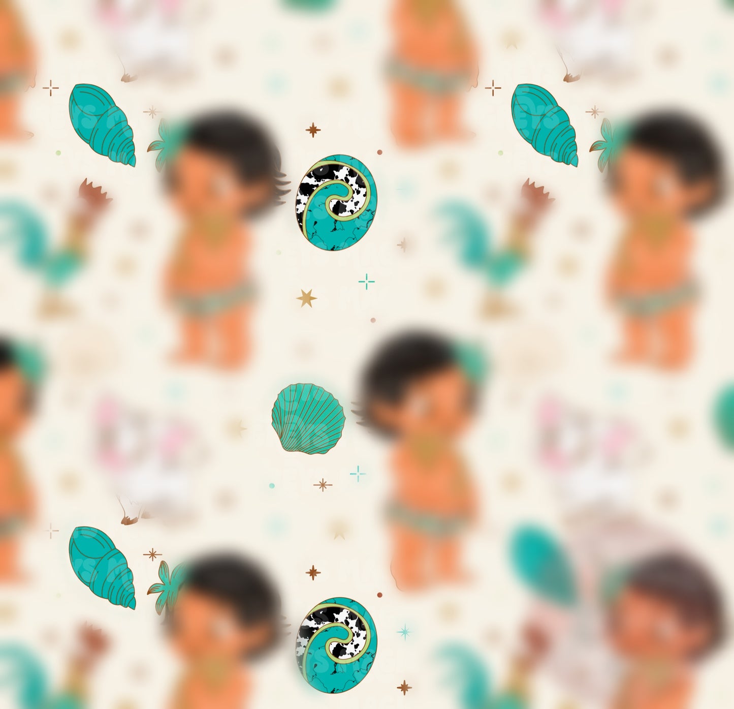 Baby Western Sea Princess Seamless File