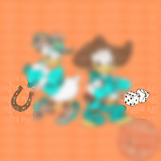 Boy Western Ducks PNG