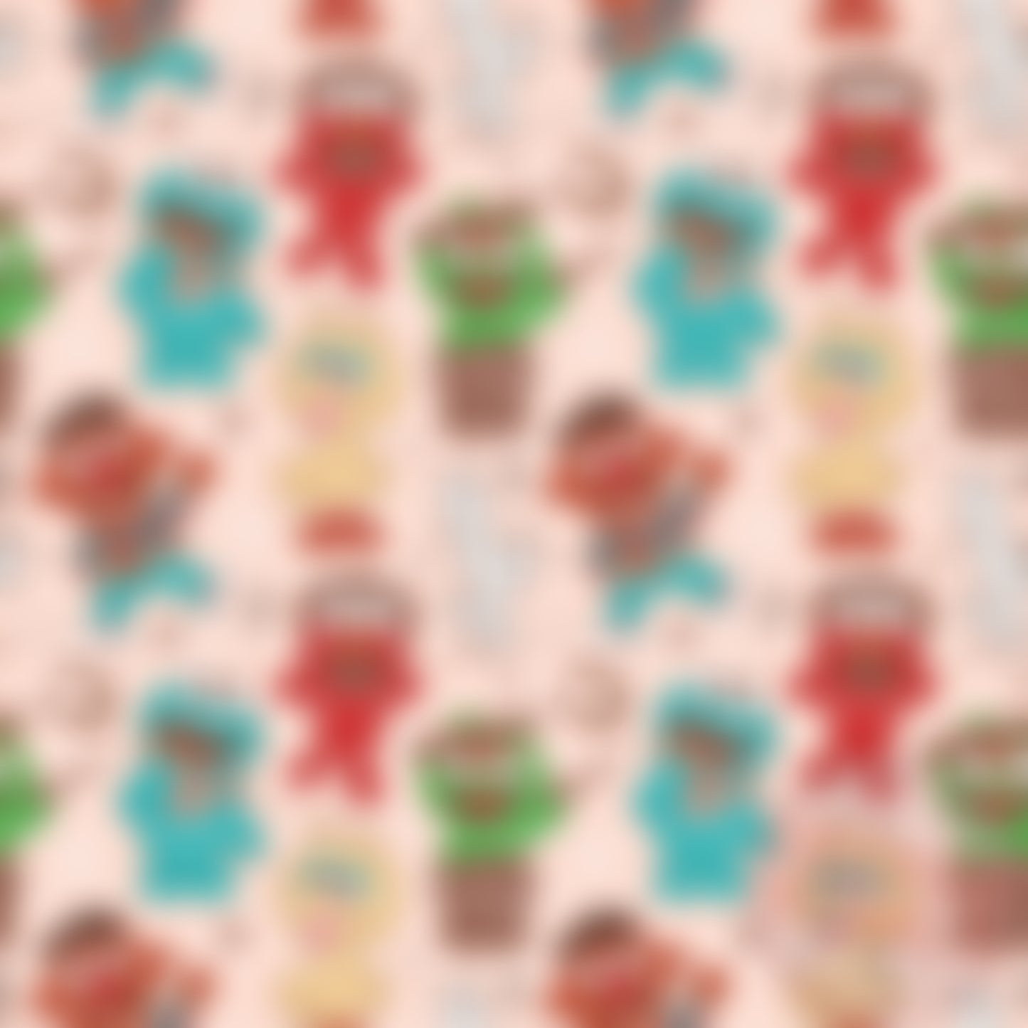 Baby Western Monsters Seamless File