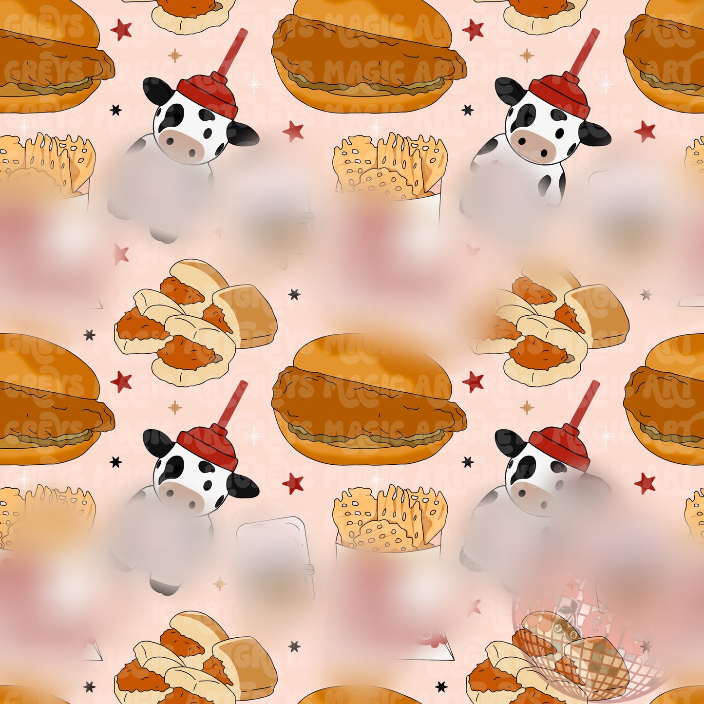 Lord’s Chicken And Cow Cup Seamless File