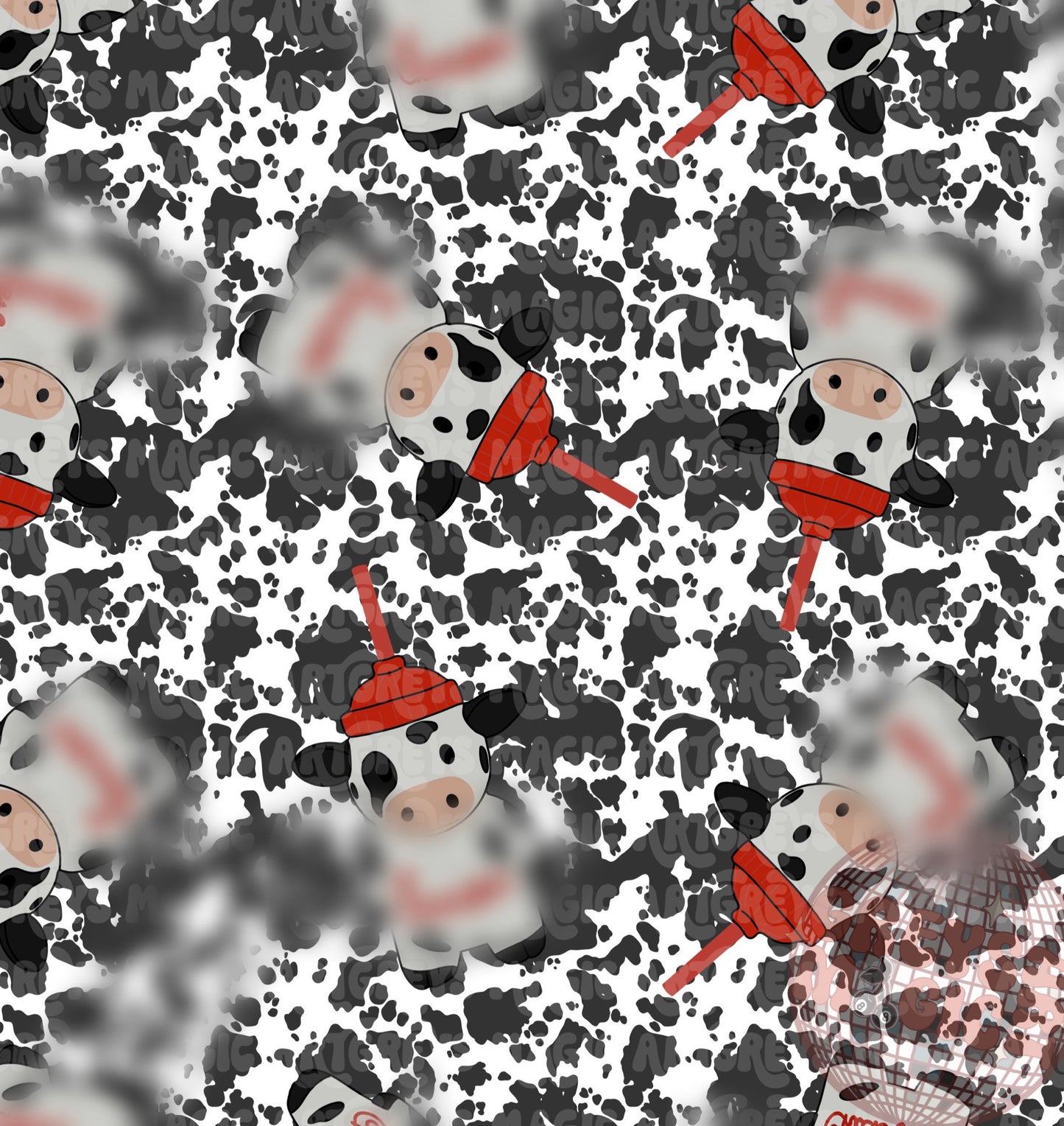 Cow Cup Seamless File